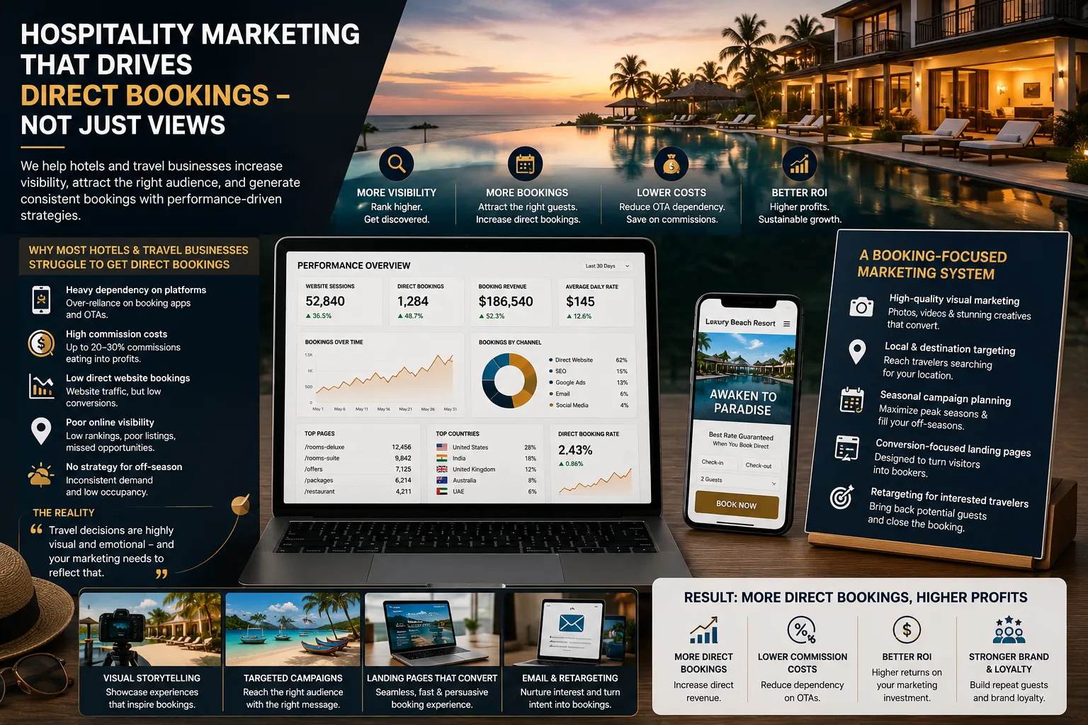 Synergy Hospitality & Travel Direct Bookings and Brand Marketing